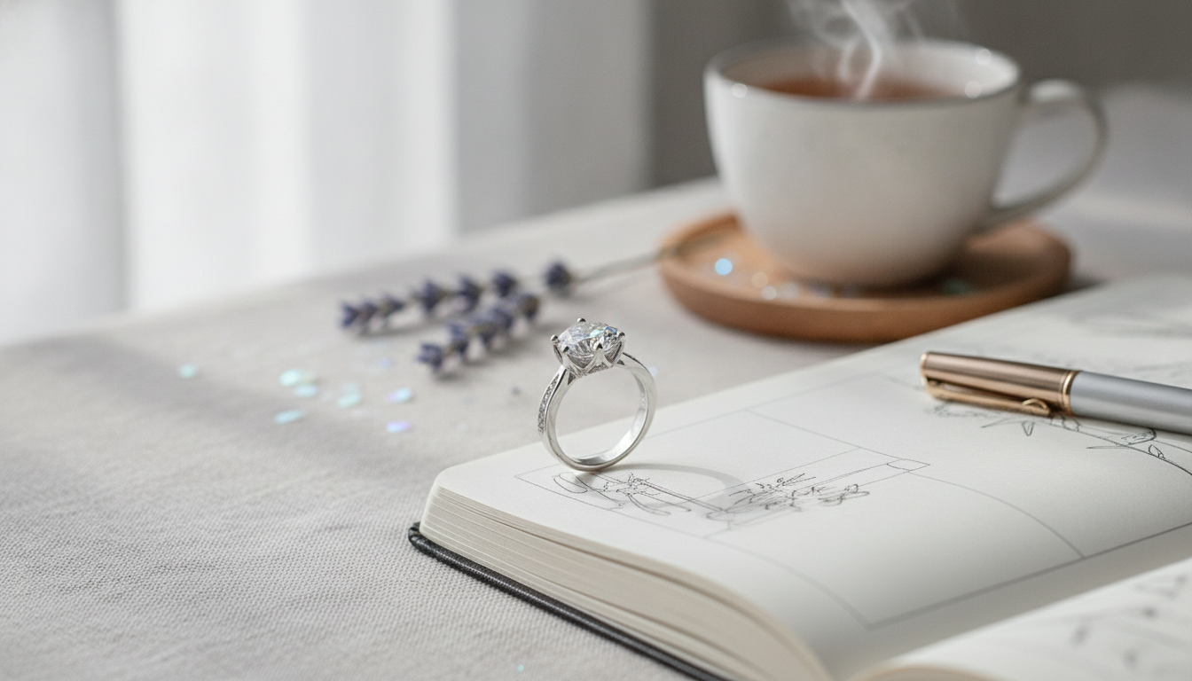 18K White Gold 3 Carat Moissanite Ring Buying Guide