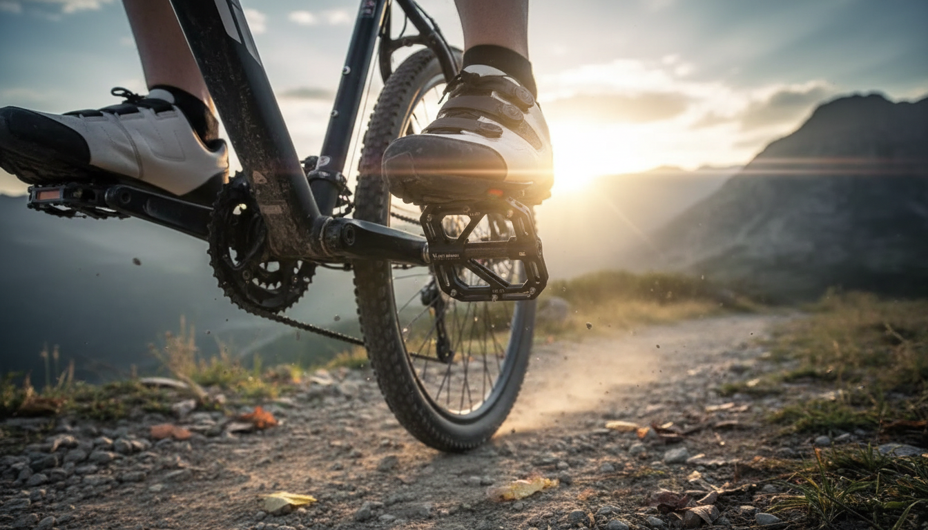 Ultralight 3-Bearing Titanium Flat Pedals for Grip