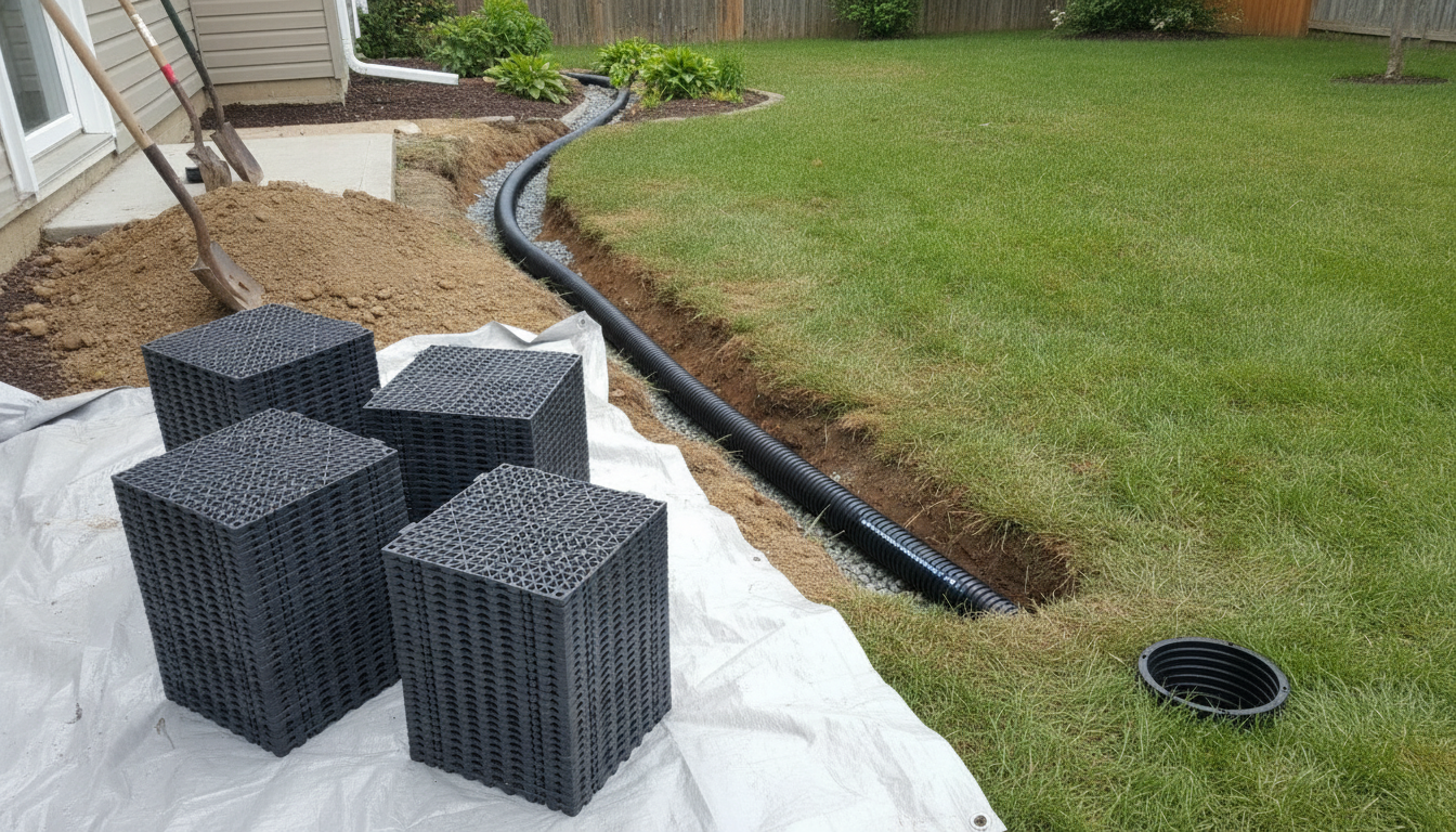 Yard Drain Tile Guide: Slope, Trench, Pipe, Outlet